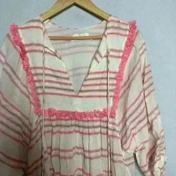 Zimmerman top Womens 1 Small Pink V-Neck 3/4 Sleeve - Picture 4 of 14